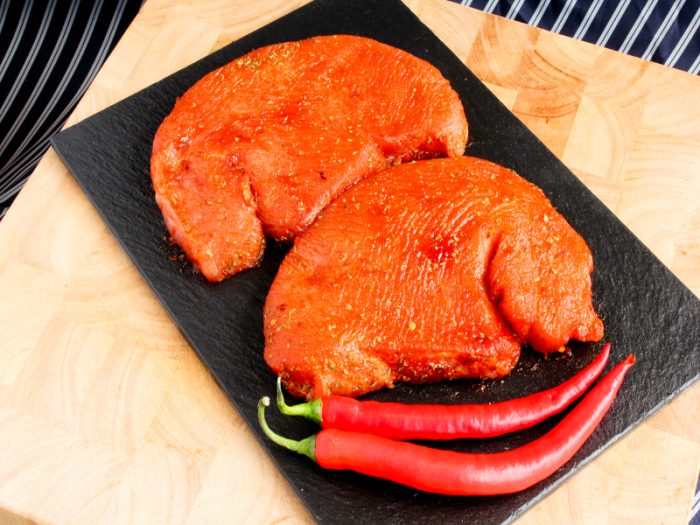 Hot N Spicy Turkey Breast Steaks