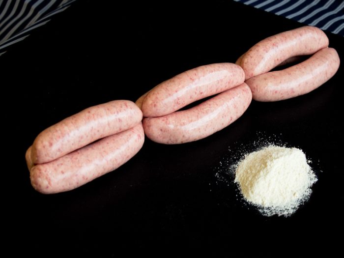 plain pork sausages