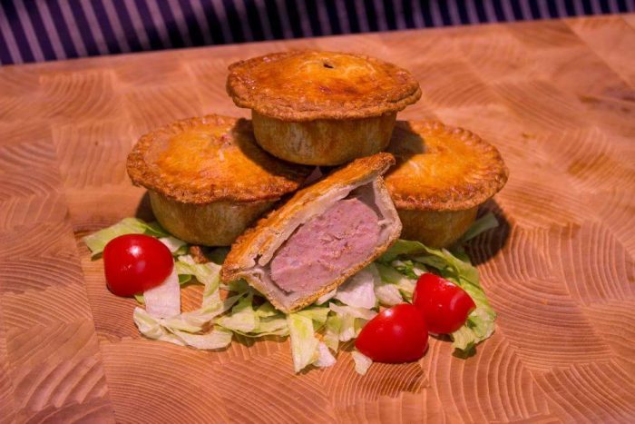 pork pies 4 pack by heys butchers