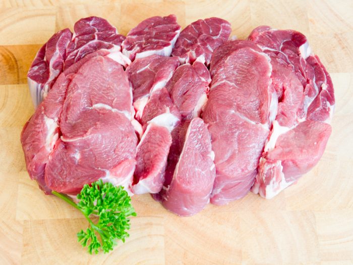shin beef sliced by heys butchers